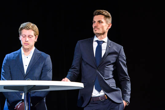 Alexander Fransson, IFK Norrköping och Markus Rosenberg,