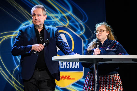 Mats Enquist, Generalsekreterare SEF och Sofia Bohlin,