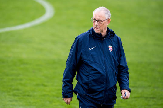 Lars Lagerbäck, head coach of Norway