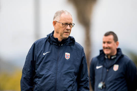 Lars Lagerbäck, head coach of Norway