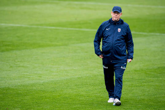 Lars Lagerbäck, head coach of Norway
