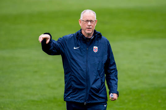 Lars Lagerbäck, head coach of Norway