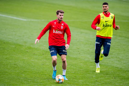 Håvard Nordtveit and Bjørn Maars Johnsen of Norway