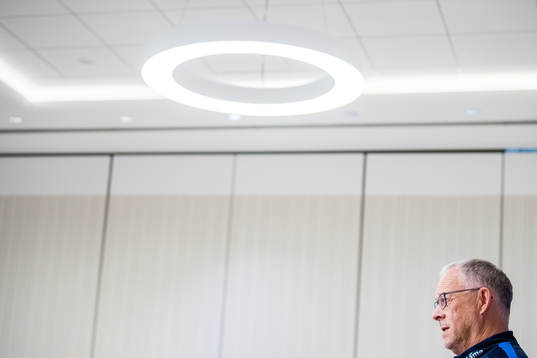 Lars Lagerbäck, head coach of Norway