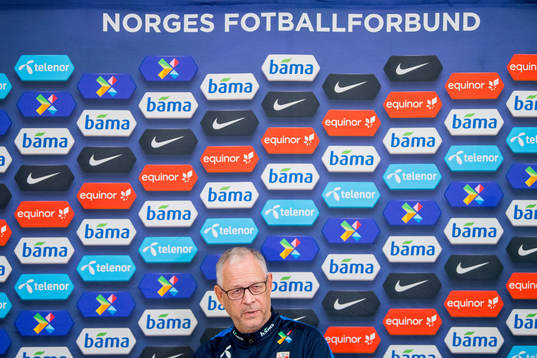 Lars Lagerbäck, head coach of Norway