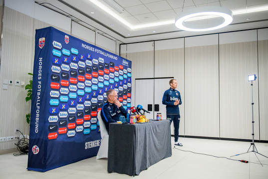 Lars Lagerbäck, head coach of Norway