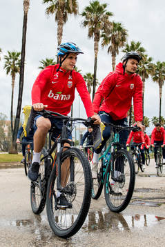 Mohamed Elyounoussi and Bjørn Maars Johnsen of Norway