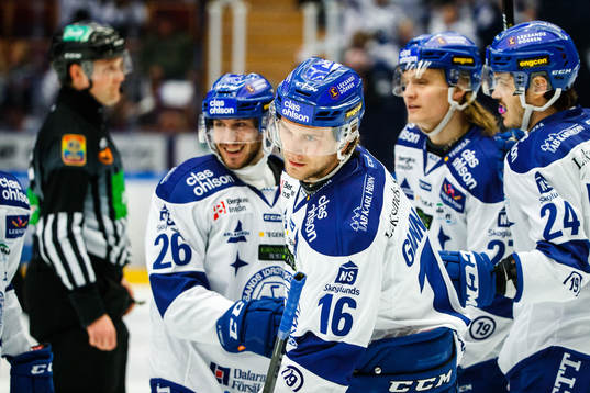 Leksands Daniel Gunnarsson jublar