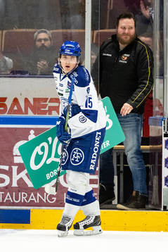 Leksands Johan Porsberger jubel