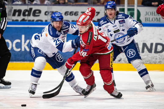 Leksands Linus Persson och Modos Lukas Wernblom