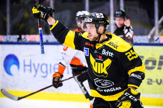 Västerås Marcus Bergman jublar