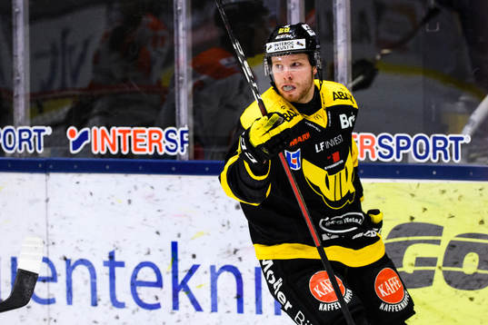Västerås Lukas Zetterberg jublar