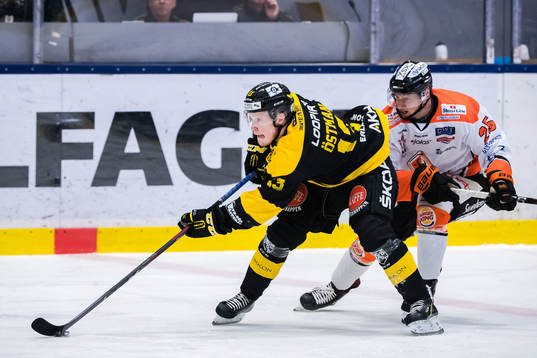Västerås Kalle Östman och Karlskronas André Nordstrand