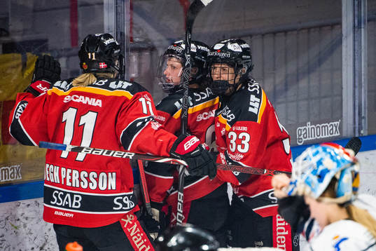 Luleås Josefine Hoegh Persson, Jenni Hiirikoski och