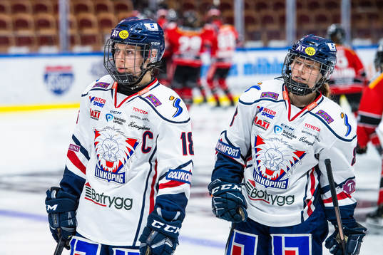 Linköpings Ingrid Morset och Nicoline Söndergaard Jensen