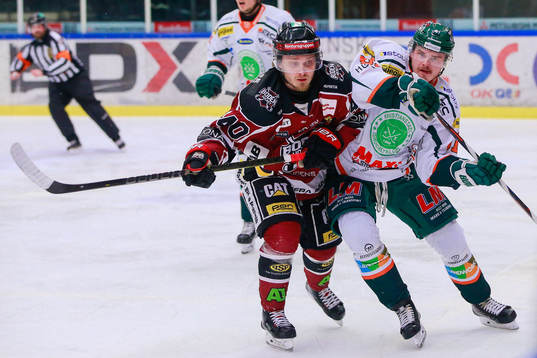 Bodens Jesper Ylivainio och Kristianstads Malte Sjögren