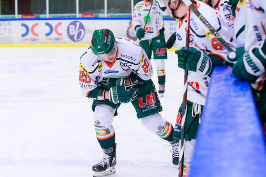 Kristiandstads Tyler Coulter har ont