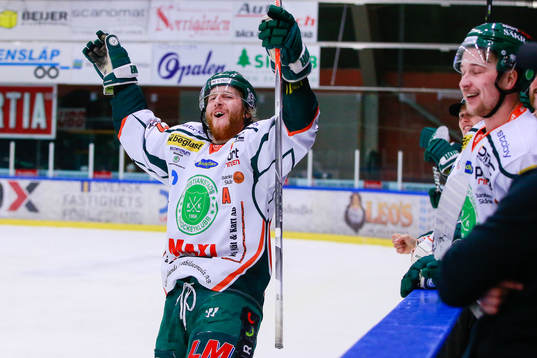 Kristianstads  Fredrik Lindblom jublar