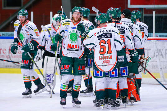 Kristianstads spelare jublar