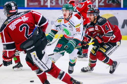Kristianstads Erik Lundblad och Bodens  Max Pålholmunder