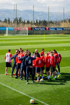 Lars Lagerbäck, head coach of Norway, and the norwegian