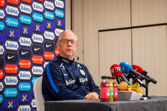 Lars Lagerbäck, head coach of Norway