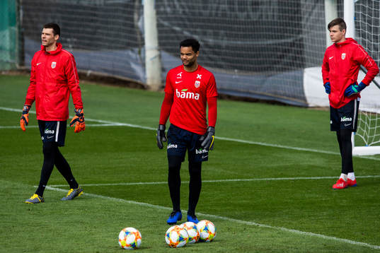 Goalkeeper Rune Almenning Jarstein, goalkeeper Sten