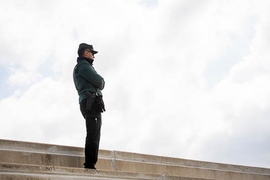 Spanish police officer