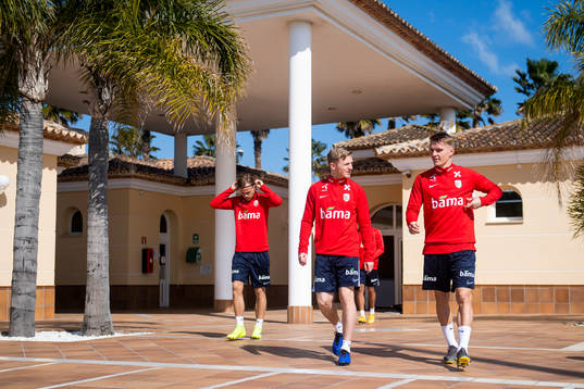 Iver Fossum, Mats Møller Dæhli and Martin Ødegaard of