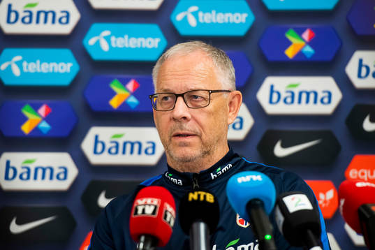 Lars Lagerbäck, head coach of Norway