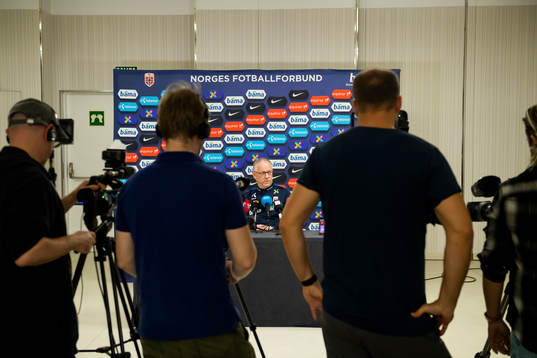 Lars Lagerbäck, head coach of Norway