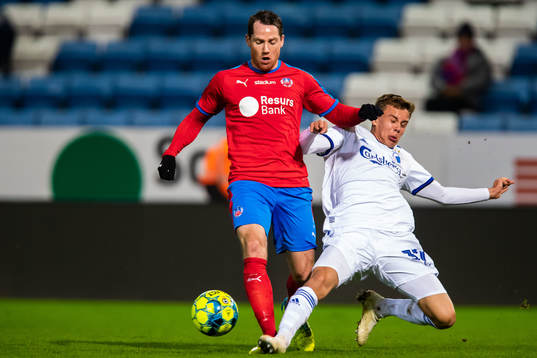 Helsingborgs Johan Persson och FC Köpenhamns Ludvig