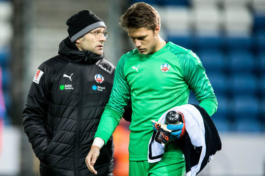 Helsingborgs tränare Per-Ola Ljung och Helsingborgs