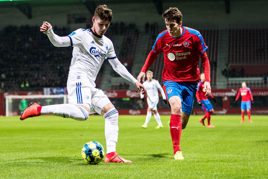 FC Köpenhamns Robert Mudrazija och Helsingborgs Adam