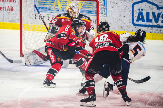 Luleås Jenni Hiirikoski och Linköpings Sidney Morin