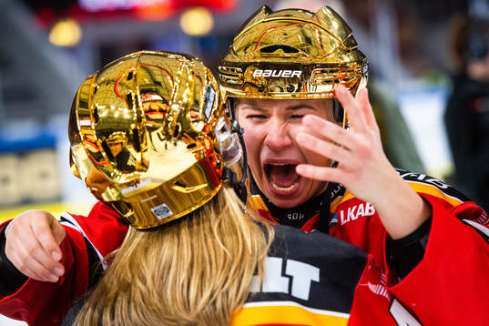 Luleås Ebba Berglund jublar