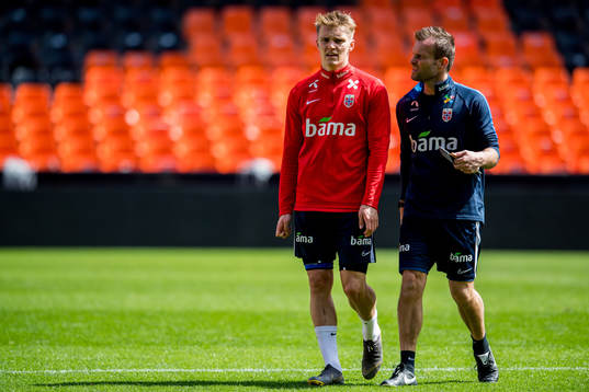 Martin Ødegaard of Norway and Thomas Ødegaard, manual