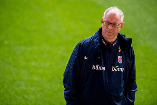 Lars Lagerbäck, head coach of Norway