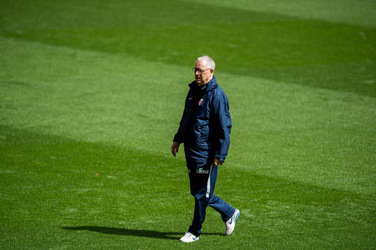 Lars Lagerbäck, head coach of Norway
