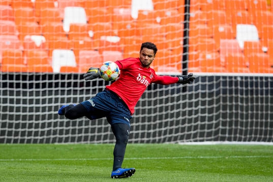 Goalkeeper Sten Grytebust of Norway