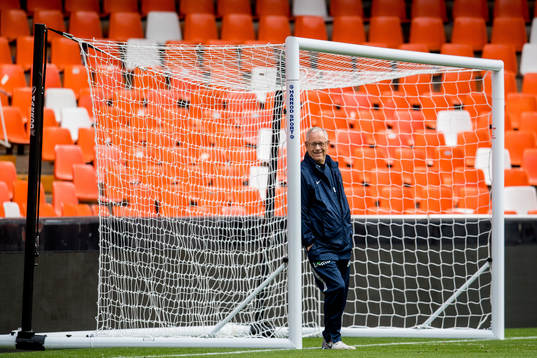 Lars Lagerbäck, head coach of Norway