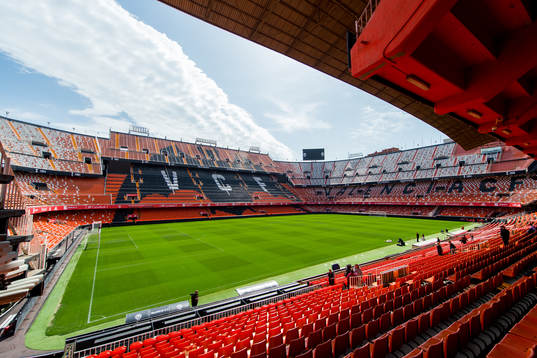 General view of Estadio Mestalla