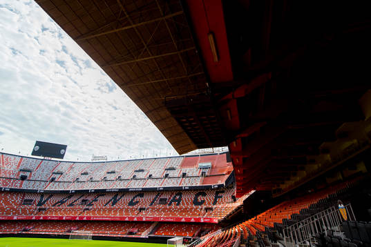 General view of Estadio Mestalla