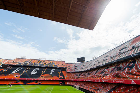 General view of Estadio Mestalla