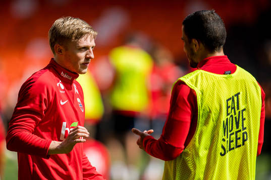 Mats Møller Dæhli and Omar Elabdellaoui of Norway