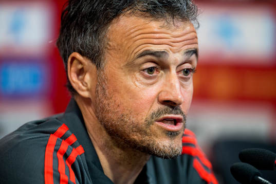 Luis Enrique, head coach of Spain
