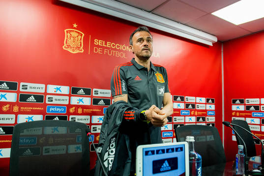 Luis Enrique, head coach of Spain