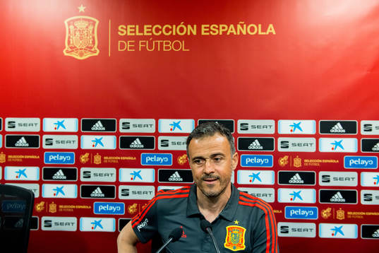 Luis Enrique, head coach of Spain