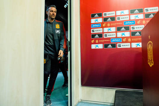 Luis Enrique, head coach of Spain