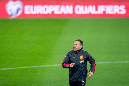 Luis Enrique, head coach of Spain